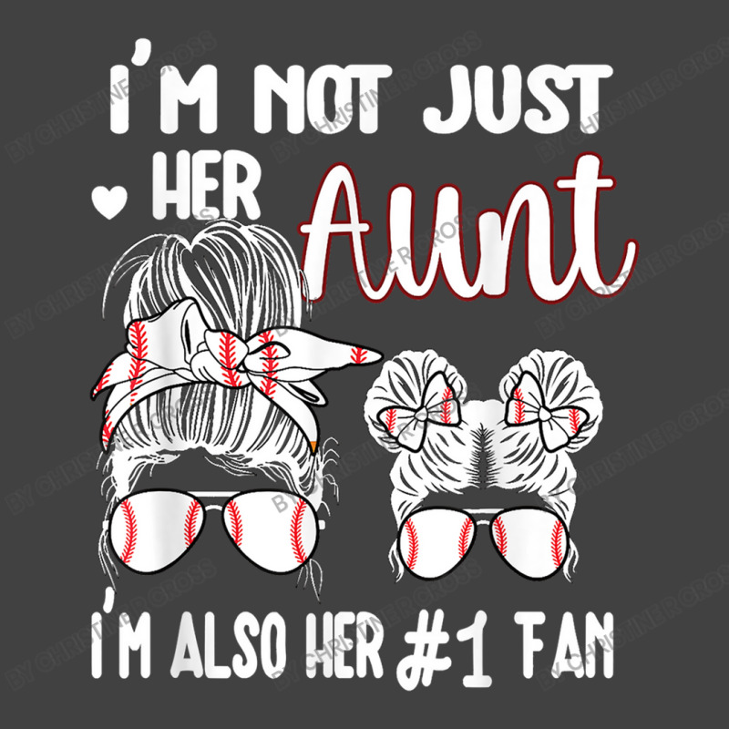 Baseball Aunt Niece Baseball Fan Baseball Auntie T Shirt Ladies Fitted Vintage T-Shirt by Christine R Cross | Artistshot