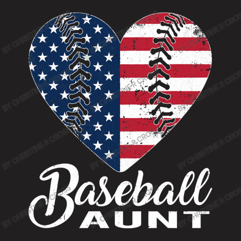 Baseball Coach Aunt Mothers Day Baseball T-Shirt by Christine R Cross | Artistshot