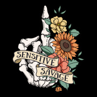 Halloween Floral Skeleton Sensitive Savage Wildflowers Tee Pullover Ho Women's V-neck T-shirt | Artistshot