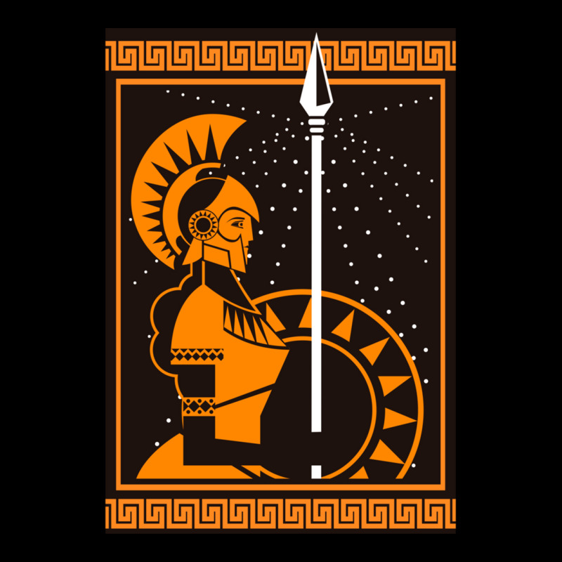 Palas Athena Minerva Greek Roman Mythology Goddess Orange Women's V-Neck T-Shirt by WarrenCordero | Artistshot