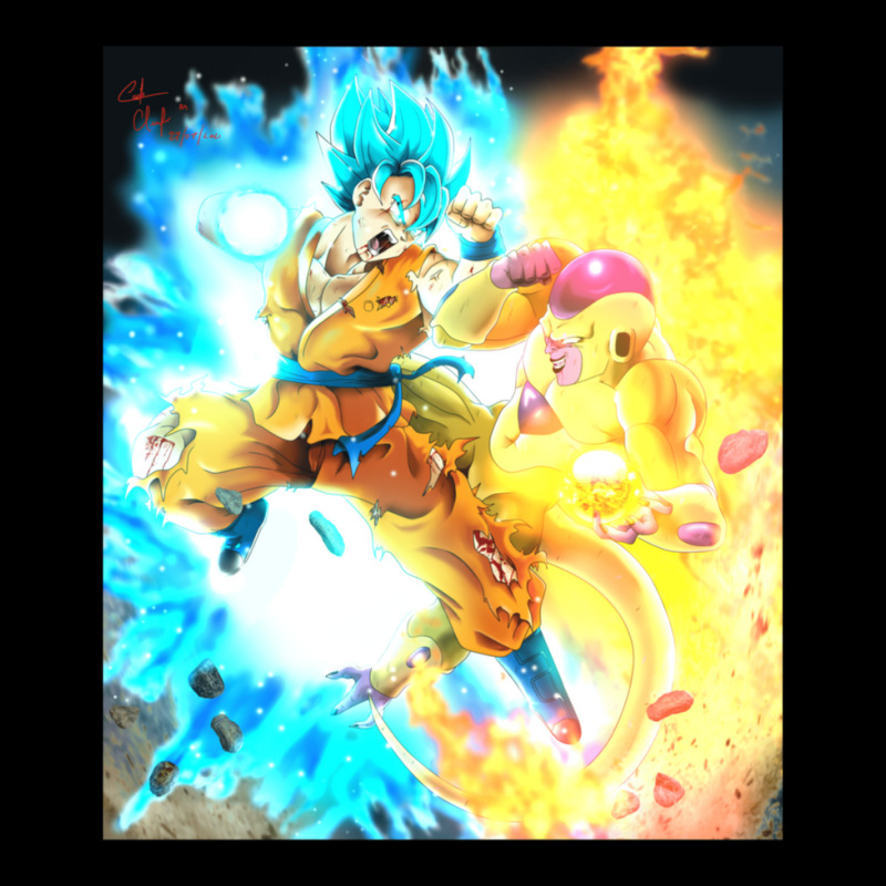 Goku Super Saiyan God Blue Vs Golden Frieza Dragonball Super Film For  Adjustable Cap by KeyonBolton | Artistshot