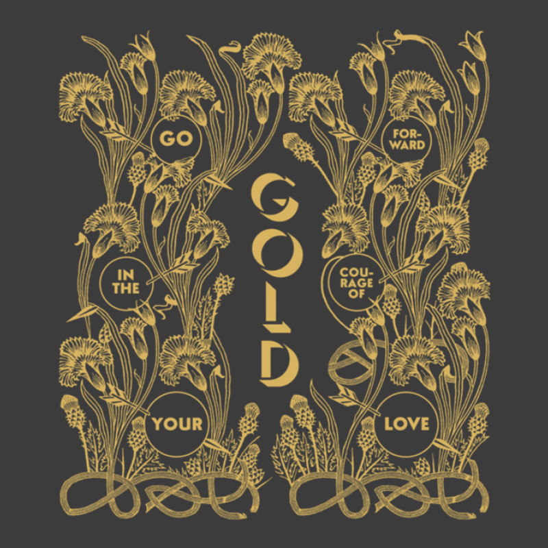 Gold – Go Forward In The Courage Of Your Love Alabaster Deplume-giga Men's Polo Shirt by ArikaCastilaw | Artistshot