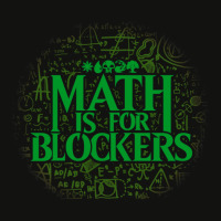 Math Is For Blockers   Forest Edition Scorecard Crop Tee | Artistshot