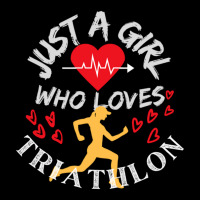 Triathlete Definition  Just A Girl Who Loves Triathlon Adjustable Cap | Artistshot