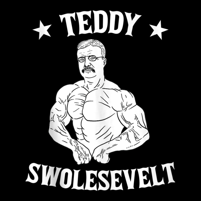 Teddy Roosevelt Body Building Work Out Muscle Gym Gift Tank Top Cropped Hoodie by cm-arts | Artistshot