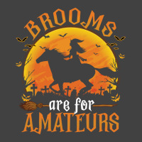 Horses Witch Halloween Funny Brooms Are For Amateurs Long Sleeve T Shi Vintage T-shirt | Artistshot