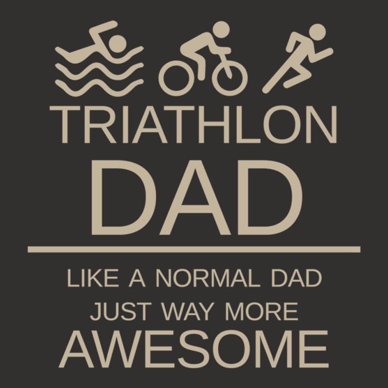 Triathlon Dad   Like A Normal Dad Just Way More Awesome   Triathlete F Champion Hoodie by KENNETHPCLING | Artistshot