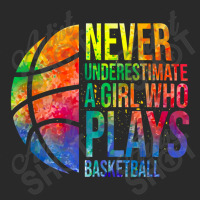 Hoops Girls Never Underestimate A Girl Who Plays Basketball Toddler T-shirt | Artistshot