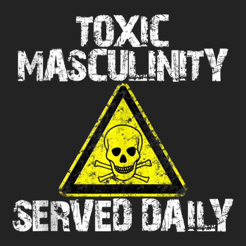 Toxic Masculinity Tee Served Daily Humor Men's Distressed Tank Top 3/4 Sleeve Shirt | Artistshot