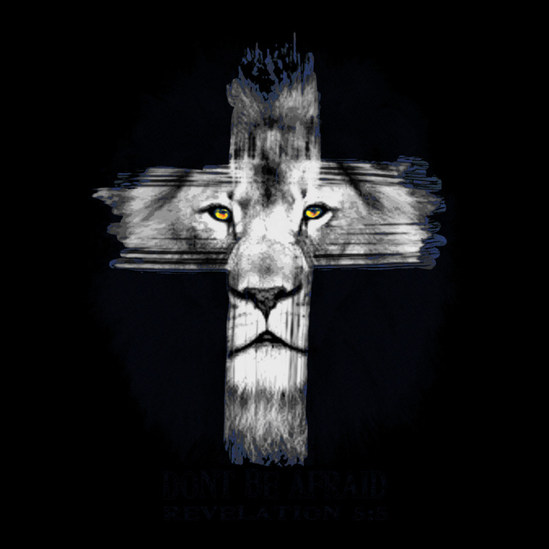 Lion Of The Tribe Of Judah - Dont Be Afraid - Revelation 55 Cropped Hoodie by GregoryHaverstock | Artistshot