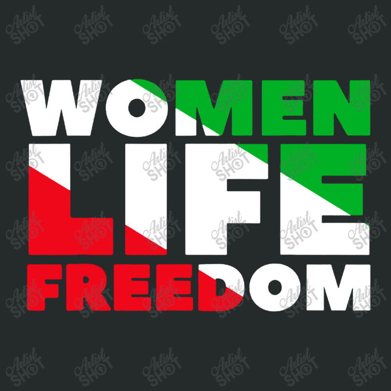 Women Life Freedom Iran Women's Triblend Scoop T-shirt by Blackbubbles | Artistshot