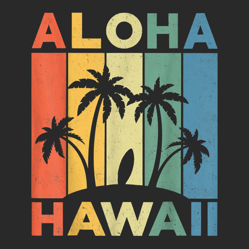 Aloha Hawaii Hawaiian Island Shirt Palm Beach Surfboard Surf T Shirt Toddler T-shirt by cm-arts | Artistshot