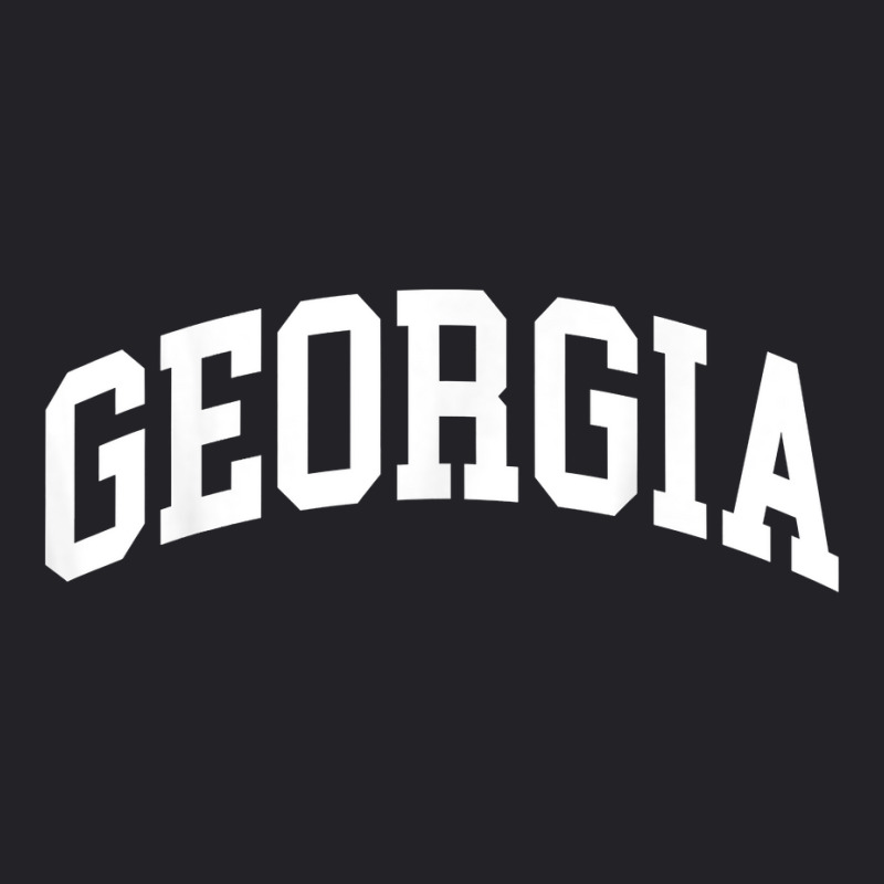 Georgia Us College Font Proud American Usa States T Shirt Youth Tee by kyxylojashu | Artistshot