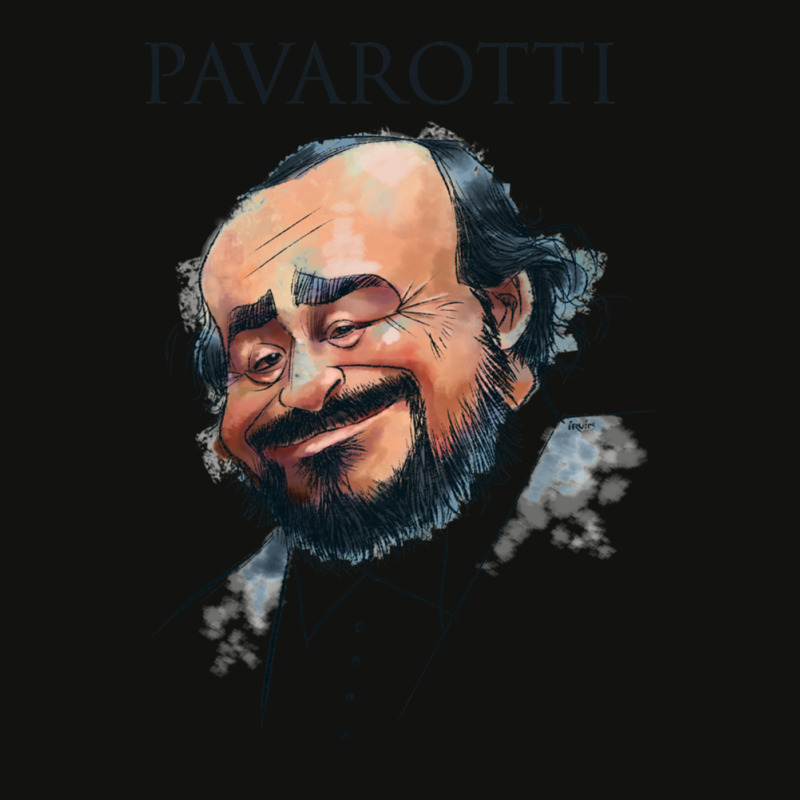 Opera Tenor Pavarotti Scorecard Crop Tee | Artistshot