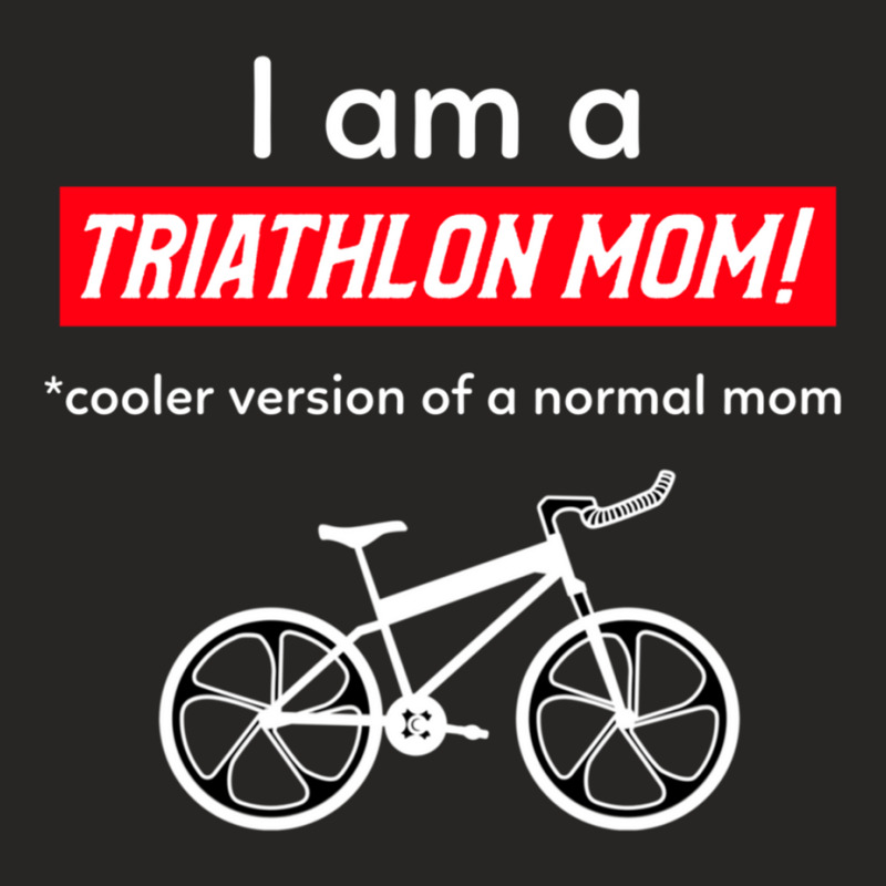 I Am A Triathlon Mom! Ladies Fitted T-Shirt by KENNETHPCLING | Artistshot