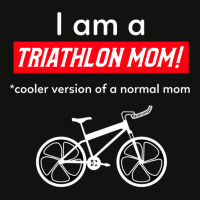 I Am A Triathlon Mom! Scorecard Crop Tee | Artistshot