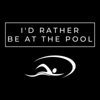 I D Rather Be At The Pool Adjustable Cap | Artistshot