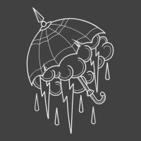 Neo Traditional Umbrella With Thunderstorm Outline Tattoo T Shirt Vintage T-shirt | Artistshot