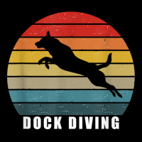 Retro Dock Diving Dog Jumping Swimming Canine Water Sports T Shirt Pocket T-shirt | Artistshot