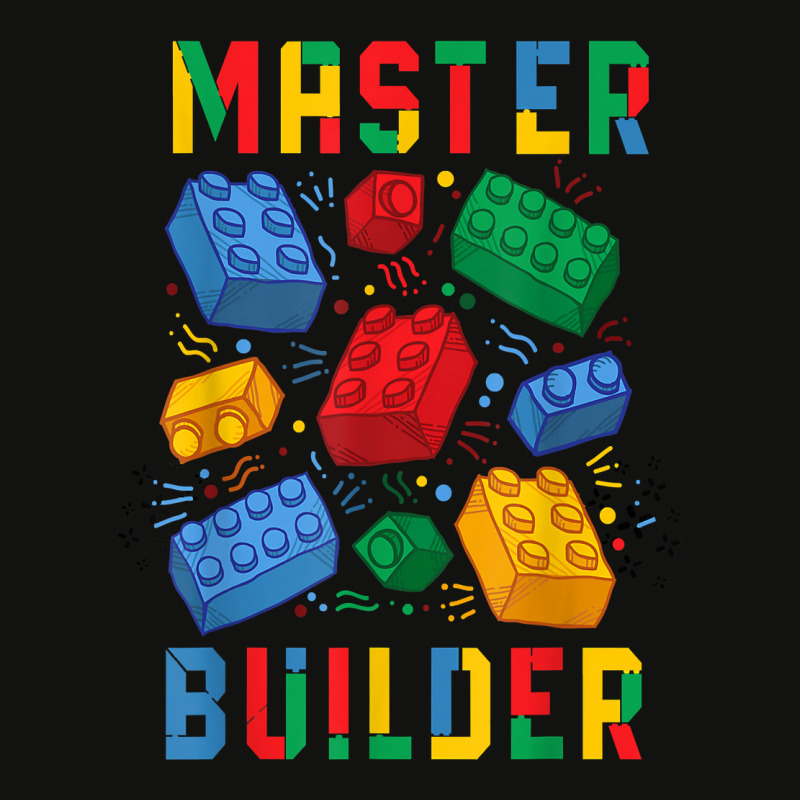 Brick Builder Funny Blocks Master Builder T Shirt Scorecard Crop Tee by tebaekivoti | Artistshot