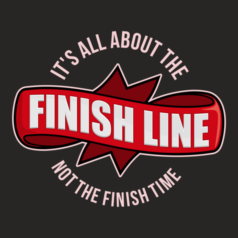 It S About The Finish Line  A Cool Triathlon Shirt Ladies Fitted T-Shirt by KENNETHPCLING | Artistshot