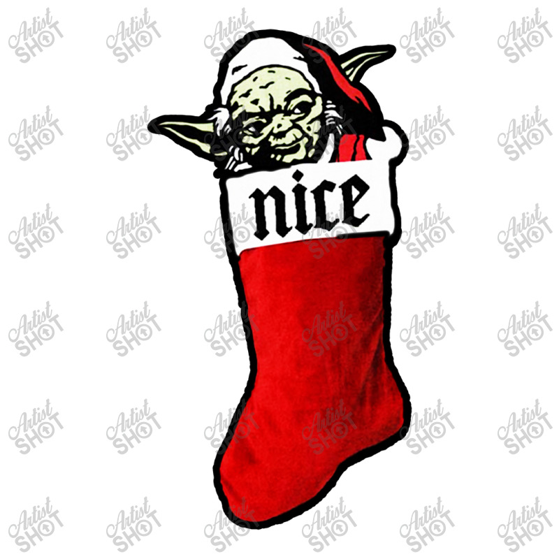 Yoda Nice Christmas Stocking 3/4 Sleeve Shirt by Blackbubbles | Artistshot