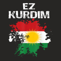 Kurden Kurdistan Newroz Kurdi Flag Her Biji Kurdistan T Shirt Ladies Fitted T-shirt | Artistshot