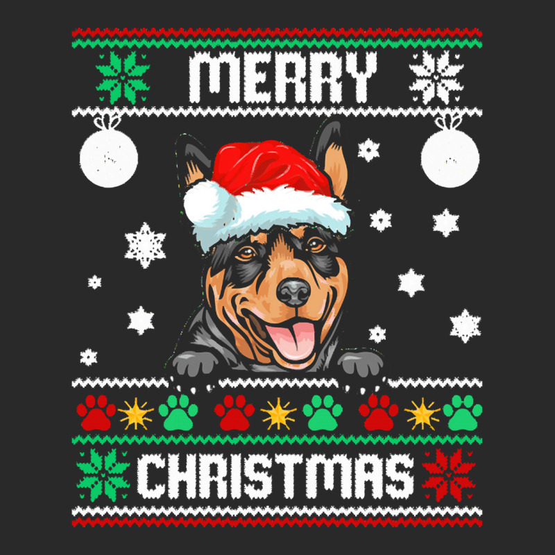 Ugly Merry Christmas Australian Kelpie Dog Xmas Dog Lover Christmas Gi Printed hat by cm-arts | Artistshot