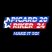 Picard Riker 2024 Make It So Politics Election Parody Funny Raglan Bas Men's 3/4 Sleeve Pajama Set | Artistshot