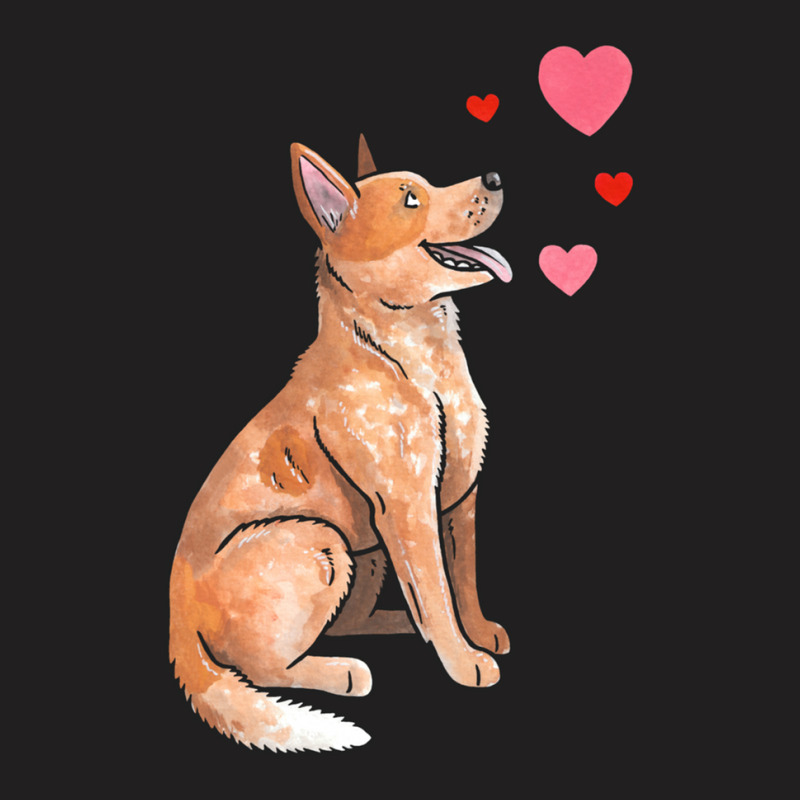 Australian Cattle Dog Love T-Shirt by AudreyRussian | Artistshot