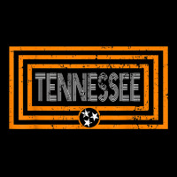 Orange  White Tennessee State Flag Retro Vintage Tennessee Tshirt Cropped Hoodie | Artistshot