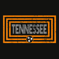 Orange  White Tennessee State Flag Retro Vintage Tennessee Tshirt Scorecard Crop Tee | Artistshot