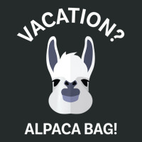 Vacation Alpaca Bag! Animal Pun T-shirts Women's Triblend Scoop T-shirt | Artistshot