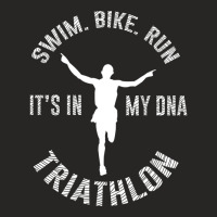 Swim Bike Run Ladies Fitted T-shirt | Artistshot