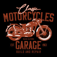 Motocycle Garage Cropped Sweater | Artistshot