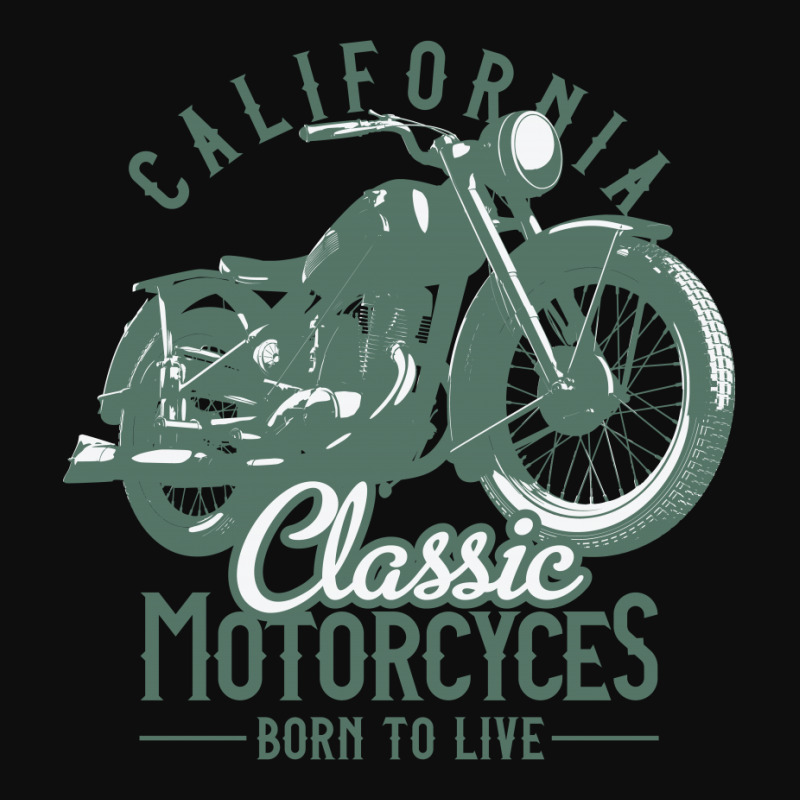 Motorcycle Born To Live Classic Crop Top by Perfect Designers | Artistshot