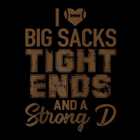 I Love Big Sacks Tight Ends And Strong D Funny Football Raglan Basebal Unisex Jogger | Artistshot