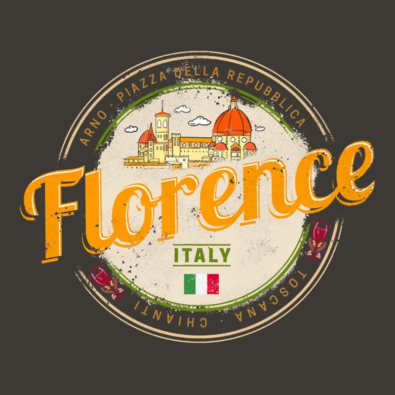 Florence Capital Of Tuscany Italy Vintage Souvenir Sweatshirt Bucket Hat by cm-arts | Artistshot