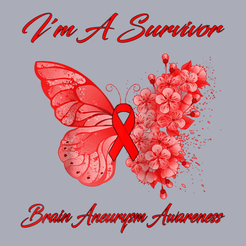 Butterfly I'm A Survivor Brain Aneurysm Awareness Raglan Baseball Tee Tank Dress by cm-arts | Artistshot