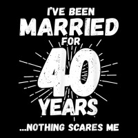 Couples Married 40 Years   Funny 40th Wedding Anniversary T Shirt Fleece Short | Artistshot