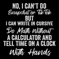 I Can Write In Cursive Do Math Without A Calculator Legging | Artistshot