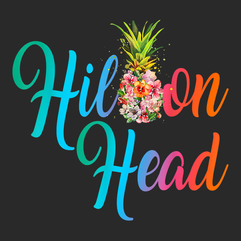 Pineapple Flowers Hilton Head Vintage Carolina Floral T Shirt Printed Hat | Artistshot