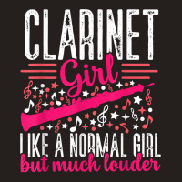 Funny Clarinet Girl Louder Player Musician Music Instrument T Shirt Tank Top | Artistshot