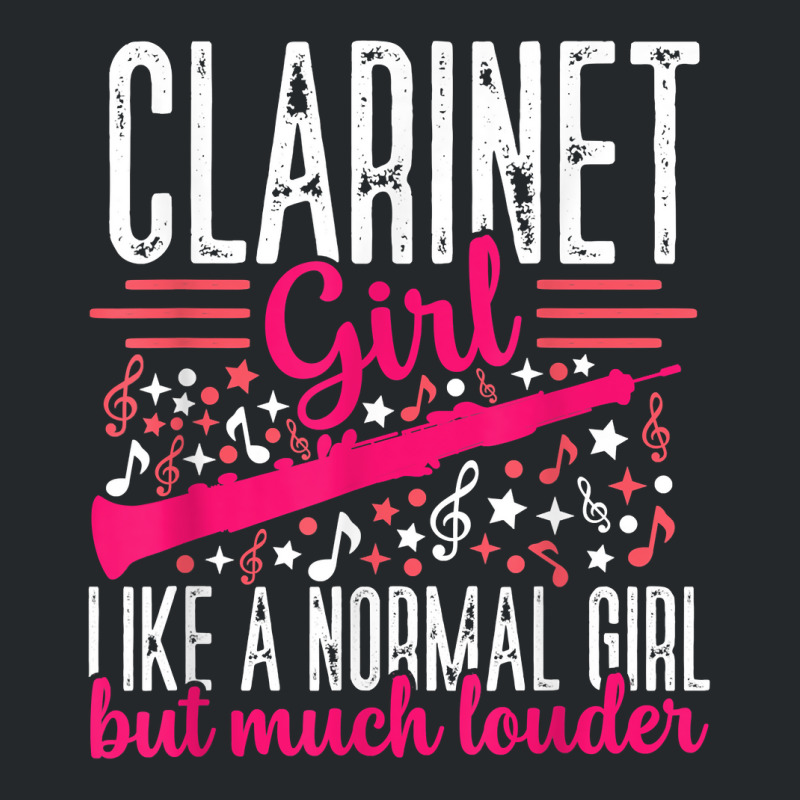 Funny Clarinet Girl Louder Player Musician Music Instrument T Shirt Crewneck Sweatshirt | Artistshot