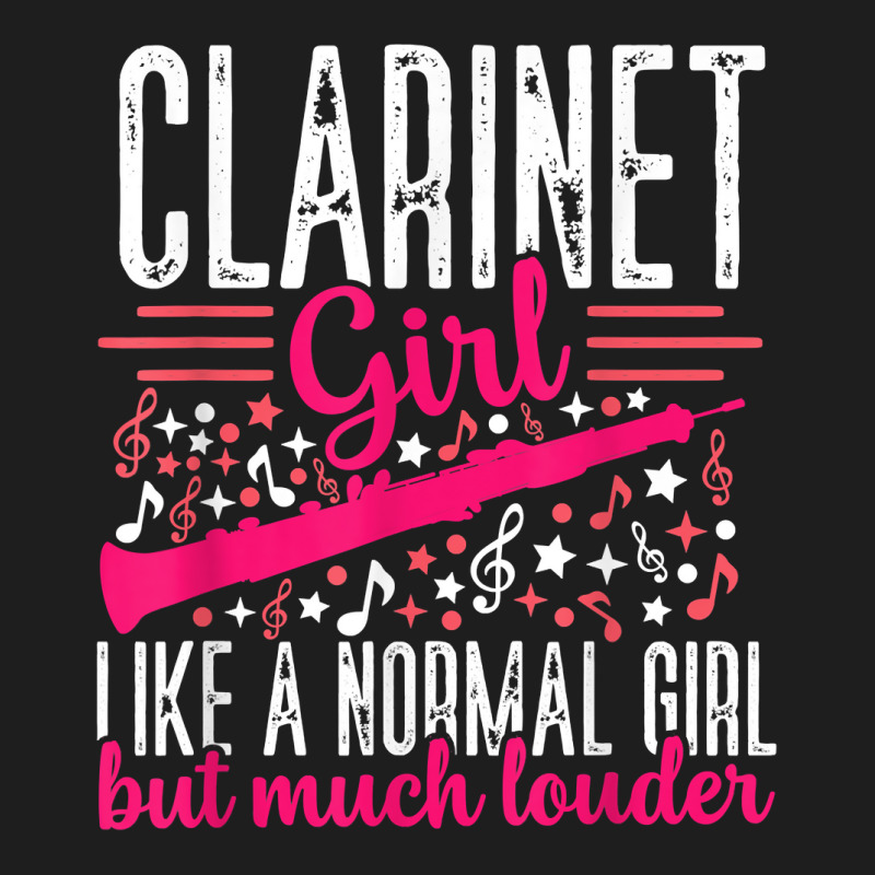 Funny Clarinet Girl Louder Player Musician Music Instrument T Shirt Classic T-shirt | Artistshot