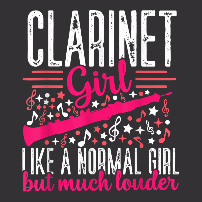 Funny Clarinet Girl Louder Player Musician Music Instrument T Shirt Vintage Hoodie | Artistshot