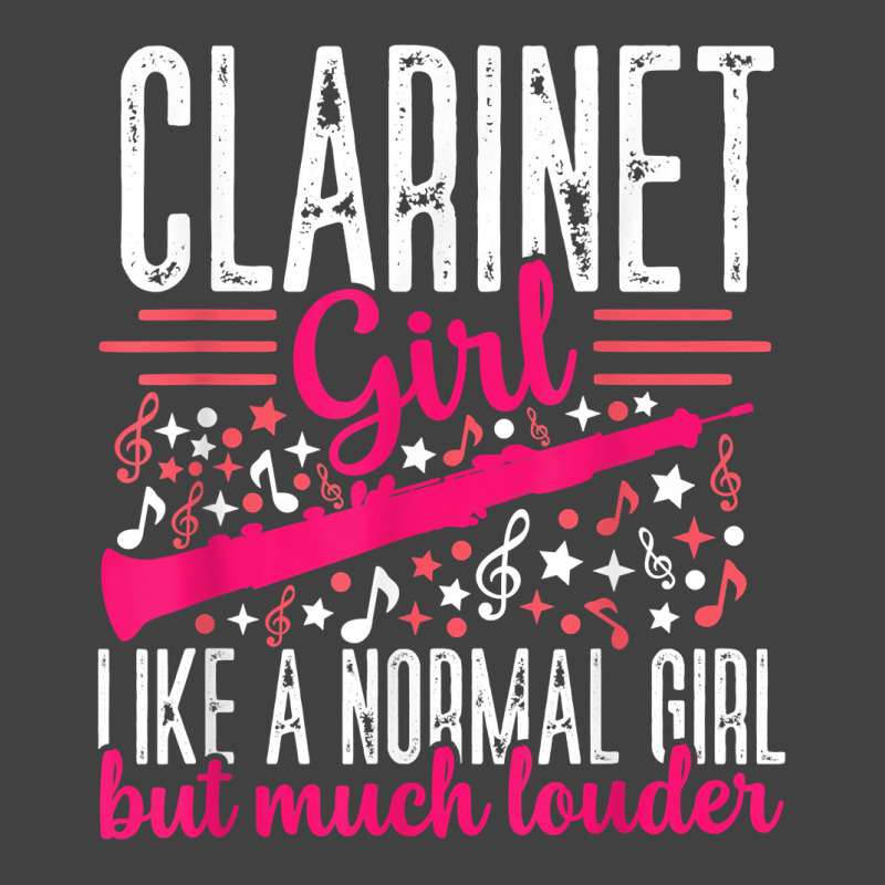 Funny Clarinet Girl Louder Player Musician Music Instrument T Shirt Vintage T-shirt | Artistshot