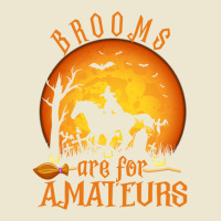 Funny Brooms Are For Amateurs Witch Riding Horse Halloween Pullover Ho Cropped Hoodie | Artistshot