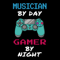 Musician By Day Gamer By Nigh Gif For Music Lover Women's V-neck T-shirt | Artistshot