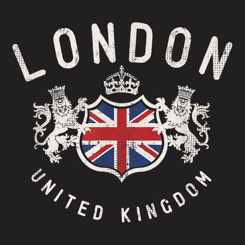 London Great Britain Vintage Crown Flag T Shirt T-shirt | Artistshot